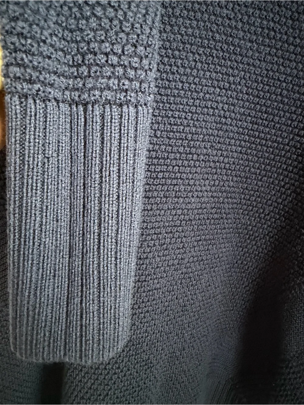 Lululemon Warm & Restore Mock Neck Wool Knit Sweater Size 6 Blue - Picture 6 of 11